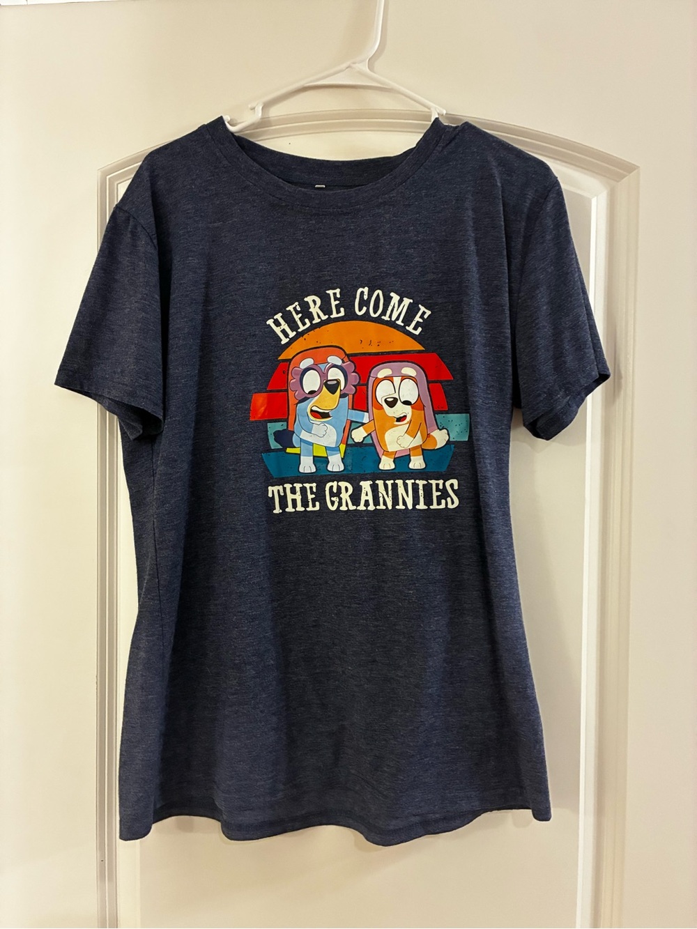 Amazon Navy 'Here Come The Grannies' Graphic Tee
